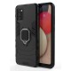 POWERTECH Θήκη Ring Armor MOB-1673 για Samsung A02s, μαύρη