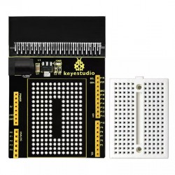 KEYESTUDIO Micro:bit prototyping shield V1 KS0292, με small breadboard