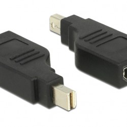 DELOCK αντάπτορας mini DisplayPort σε DisplayPort 65626, 4K, 90°