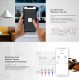 SONOFF smart διακόπτης παρακολούθησης ισχύος POWR3, WiFi, 25A, λευκός