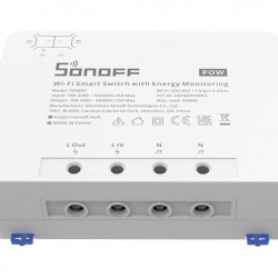 SONOFF smart διακόπτης παρακολούθησης ισχύος POWR3, WiFi, 25A, λευκός