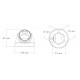 LONGSE IP κάμερα CMSAFG200WH, 2.8mm, 2MP, αδιάβροχη IP67, PoE