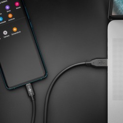 GOOBAY καλώδιο USB σε USB-C 73141, 15W, 5Gbps, 3m, μαύρο