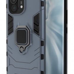 POWERTECH Θήκη Ring Armor MOB-1712 για Xiaomi Mi 11, μπλε