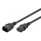 GOOBAY καλώδιο προέκτασης τροφοδοσίας 68602, 0.75mm², 1.5m, μαύρο