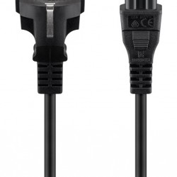 GOOBAY καλώδιο τροφοδοσίας 93586, 0.75mm², 1.8m, μαύρο