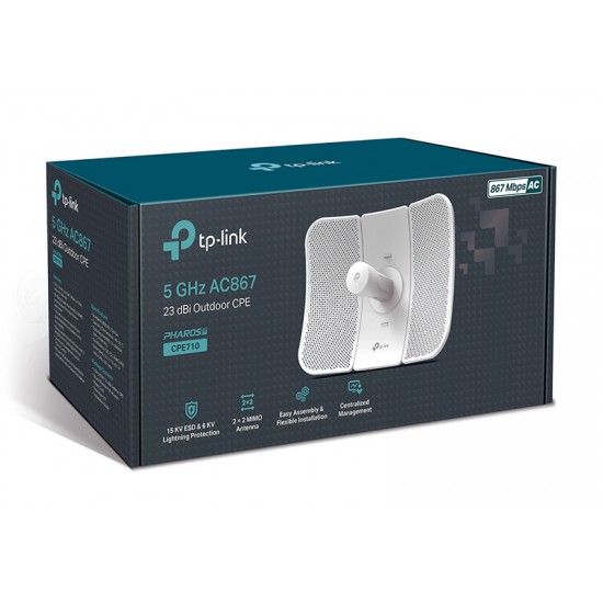 TP-LINK 23dBi outdoor CPE CPE710, AC 867Mbps 5GHz, Ver. 1.0