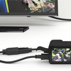 GOOBAY καλώδιο micro HDMI σε HDMI 58683, 4K/60Hz, 0.15m, μαύρο