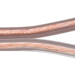 POWERTECH καλώδιο ήχου 2x 0.75mm² CAB-SP018, Copper, 10m, διάφανο