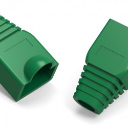 POWERTECH κάλυμμα για βύσμα δικτύου RJ45 CAB-N285 πράσινο, 10τμχ