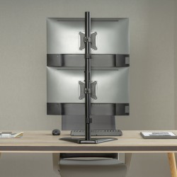 BRATECK βάση γραφείου για 2x οθόνες LDT66-T02V, 17-32", έως 9kg