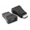 POWERTECH Αντάπτορας DisplayPort (M) σε VGA (F) CAB-DP035, μαύρο