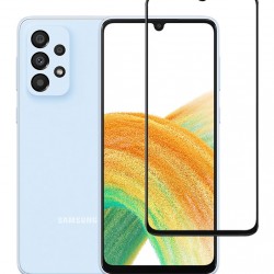 POWERTECH tempered glass 5D TGC-0553, full glue, Samsung A33 5G, μαύρο