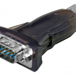 GOOBAY αντάπτορας/καλώδιο USB σε RS-232 93128, 1 Mbit/s, 1.5m, διάφανο