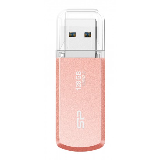 SILICON POWER USB Flash Drive Helios 202, 128GB, USB 3.2, ροζ χρυσό