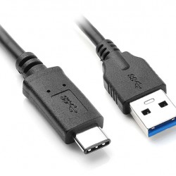 POWERTECH καλώδιο USB 3.0 σε USB-C CAB-UC002, 2m, μαύρο