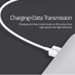 USAMS καλώδιο USB-C σε USB US-SJ285, 2A, 1m, λευκό