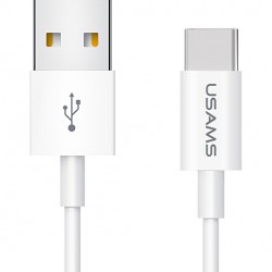 USAMS καλώδιο USB-C σε USB US-SJ285, 2A, 1m, λευκό