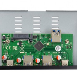 POWERTECH front panel 5.25" σε 2x USB 3.1 & 2x USB-C, VL820