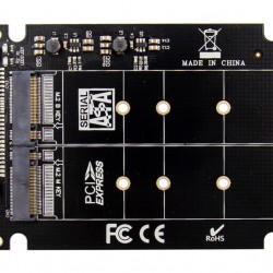 POWERTECH κάρτα επέκτασης U.2 SAS 2.5" σε M.2 B & M NGFF/NVME ST526