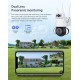 SECTEC smart κάμερα ST-428-4M-DL με προβολείς, dual lens, 4MP, Onvif PTZ