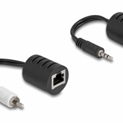 DELOCK audio extender 87859 3.5mm σε RCA, μέσω καλωδίου RJ45, έως 50m