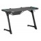 BRATECK gaming γραφείο Glory GMD04-1S, 1200x600mm, RGB, μαύρο