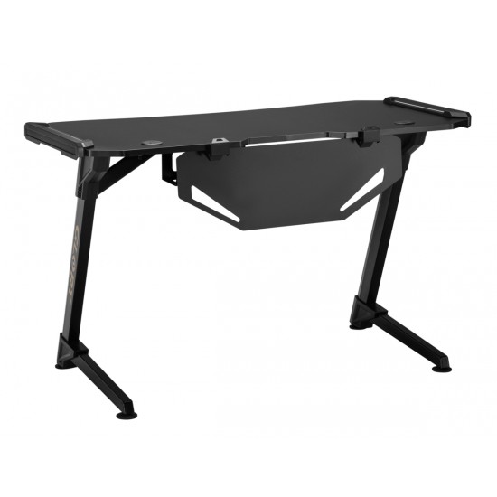 BRATECK gaming γραφείο Glory GMD04-1S, 1200x600mm, RGB, μαύρο