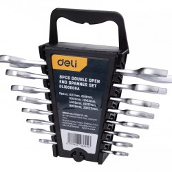 DELI σετ γερμανικά κλειδιά DL160008A, 6x7-20x22mm, 8τμχ