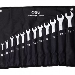 DELI σετ γερμανοπολύγωνα κλειδιά DL130012A, 6-24mm, 12τμχ