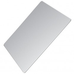 CABLETIME μεταλλικό mouse pad CT-MP24-AS, 246x202x2mm, ασημί & μαύρο