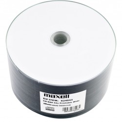 MAXELL CD-R 624043, 700ΜΒ 80min 52x speed, printable, Shrink pack, 50τμχ