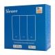 SONOFF smart διακόπτης M5-3C-86, τριπλός, WiFi, γκρι