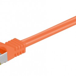 GOOBAY καλώδιο S/FTP CAT 7 91570, AWG 26/7, copper, 0.25m, πορτοκαλί