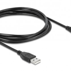 DELOCK καλώδιο USB σε RJ50 90598 για barcode scanner, 1.5m, μαύρο