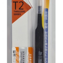 JAKEMY τσιμπίδα JM-T2-13, ανοξείδωτη, SUS304, 120mm, ίσια