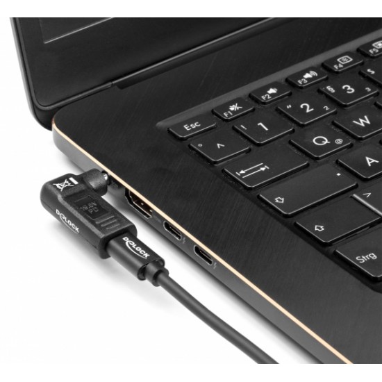 DELOCK αντάπτορας τροφοδοσίας laptop 60009, USB-C σε Acer 5.5x1.7mm, μαύρος