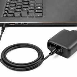 DELOCK καλώδιο τροφοδοσίας 87978, USB-C σε 5.5x2.5mm, 1.5m, μαύρο