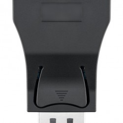 GOOBAY αντάπτορας DisplayPort σε VGA 63489, gold-plated, μαύρος