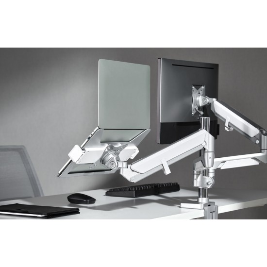 BRATECK βάση laptop NBH-6E για βάση οθονών, VESA 75x75, 11.6-17.3", γκρι