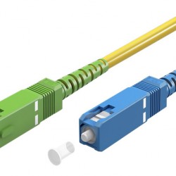 GOOBAY καλώδιο οπτικής ίνας SC-APC 59661, Singlemode OS2, 5m, κίτρινο
