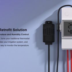 SONOFF smart διακόπτης ελέγχου θερμοκρασίας/υγρασίας THR320D, WiFi, 20A