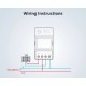 SONOFF smart διακόπτης παρακολούθησης ισχύος POWR320D, Wi-Fi, 20A