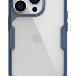 NILLKIN θήκη Nature Pro για Apple iPhone 14 Pro, μπλε & διάφανη