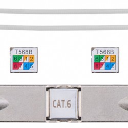 GOOBAY σύνδεσμος καλωδίων CAT 6 79577, STP, toolfree