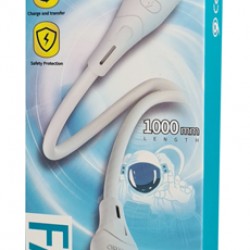 CELEBRAT καλώδιο USB-C σε USB CB-18T, 3A, 480Mbps, 1m, λευκό