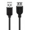 GOOBAY καλώδιο USB 2.0 σε USB (F) 93601, copper, 5m, μαύρο