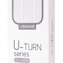 USAMS καλώδιο USB-C σε USB US-SJ099, 2.1A, 1m, λευκό