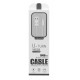 USAMS καλώδιο Micro USB σε USB US-SJ098, 10.5W, 1m, λευκό