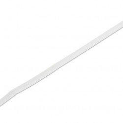POWERTECH δεματικά καλωδίων TIES-049, 250x3.6mm, λευκά, 100τμχ